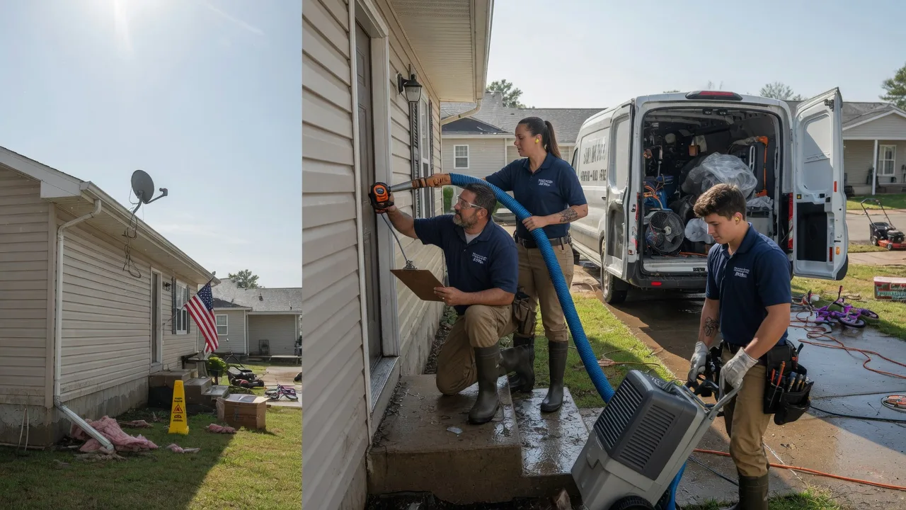 Ceiling Water Damage Restoration in Gibbon, MN near me